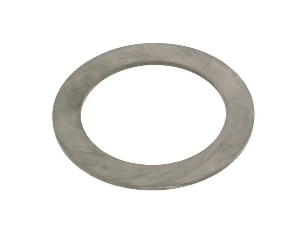 Dichtung in Form eines flachen Rings aus Metall. Die Dichtung gehört zu einem BOSCH-Produkt und wird zur Abdichtung von Bauteilen eingesetzt.